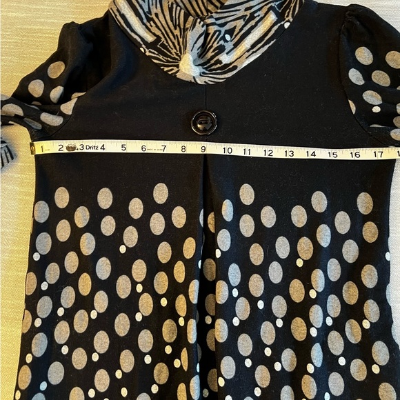 Isabel London Tunic Dress soft and warm Size M Navy but looks Black - Picture 8 of 8